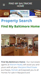 Mobile Screenshot of findmybaltimorehome.com